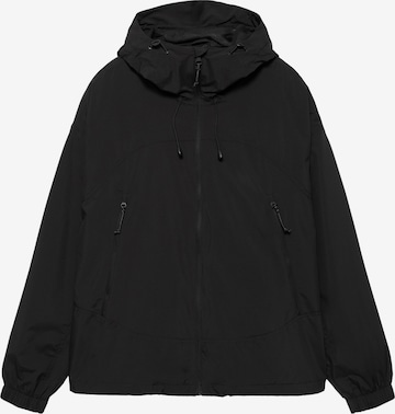 Pull&BearPrijelazna jakna - crna boja: prednji dio