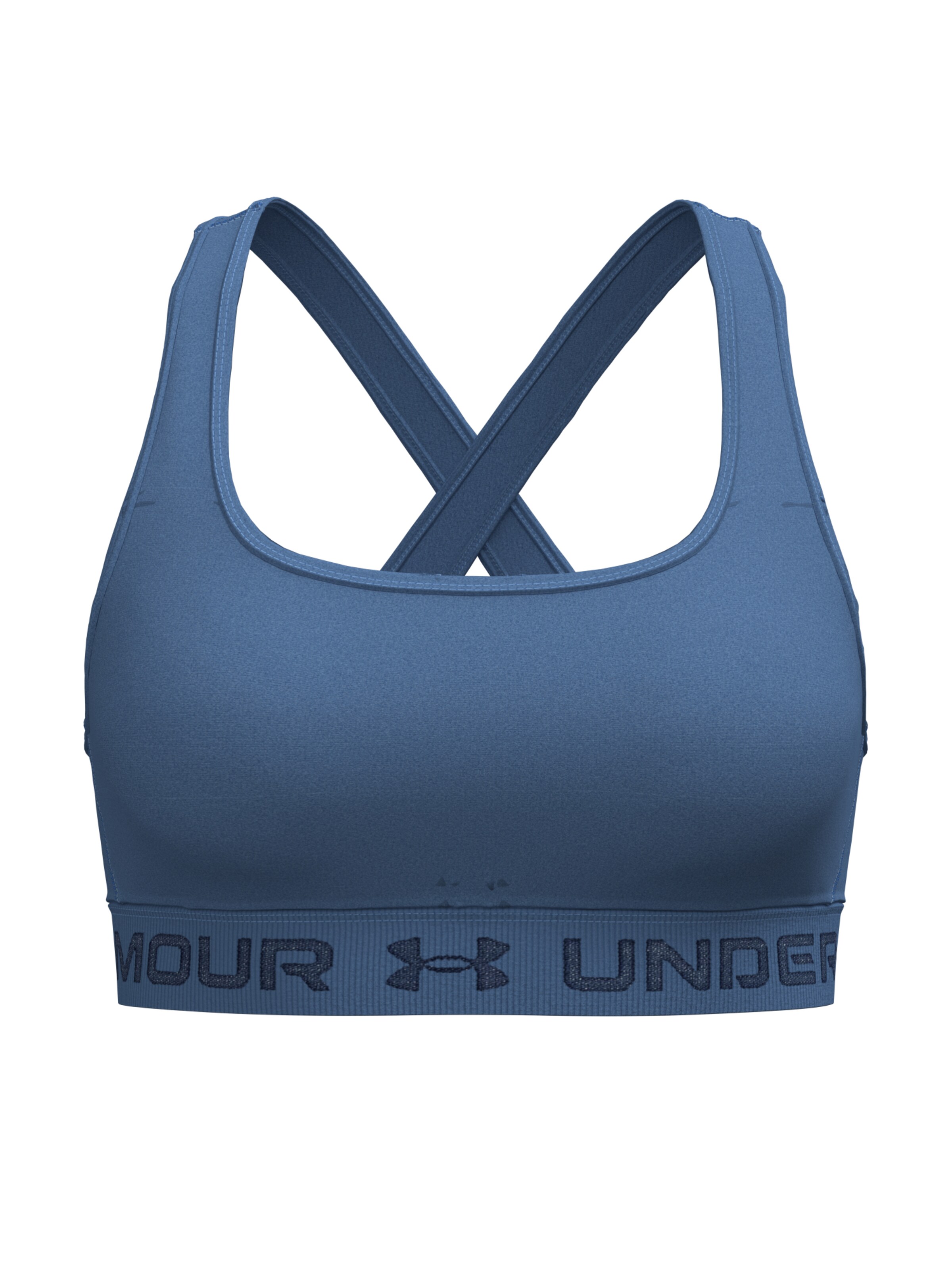 UNDER ARMOUR Sports Bra in Blue: front