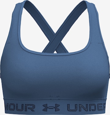UNDER ARMOUR Sports Bra in Blue: front