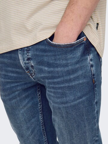 Only & Sons Skinny Τζιν 'Warp' σε μπλε