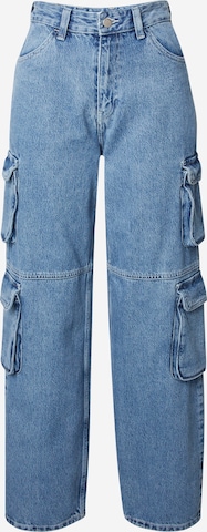 Dr. Denim Loosefit Cargojeans 'Donna' in Blauw: voorkant