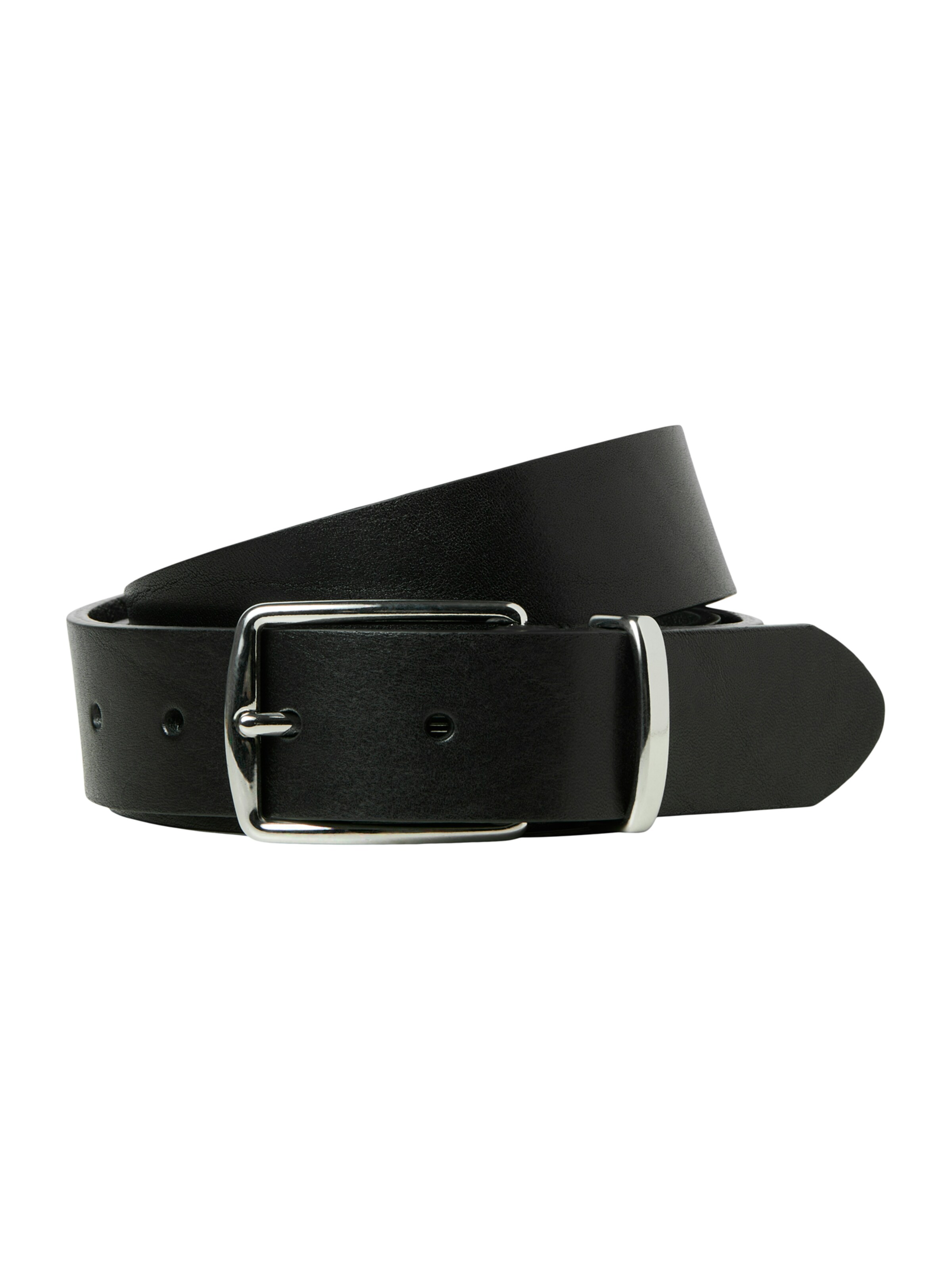 JACK & JONES - Cinturón 'JACPRAGUE' en negro: frente