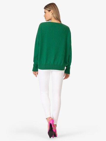 Rainbow Cashmere Sweater in Green