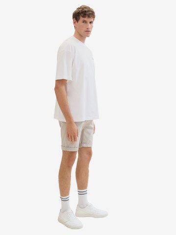 TOM TAILOR DENIM Slimfit Shorts in Grau