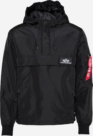 Geacă de primăvară-toamnă de la ALPHA INDUSTRIES pe negru: față