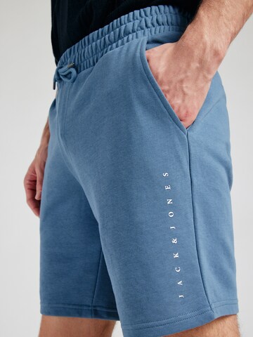 JACK & JONES Regular Trousers 'JPSTGordon Star' in Blue