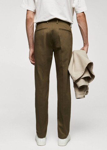 MANGO MAN Regular Pants 'DUBLINO' in Brown