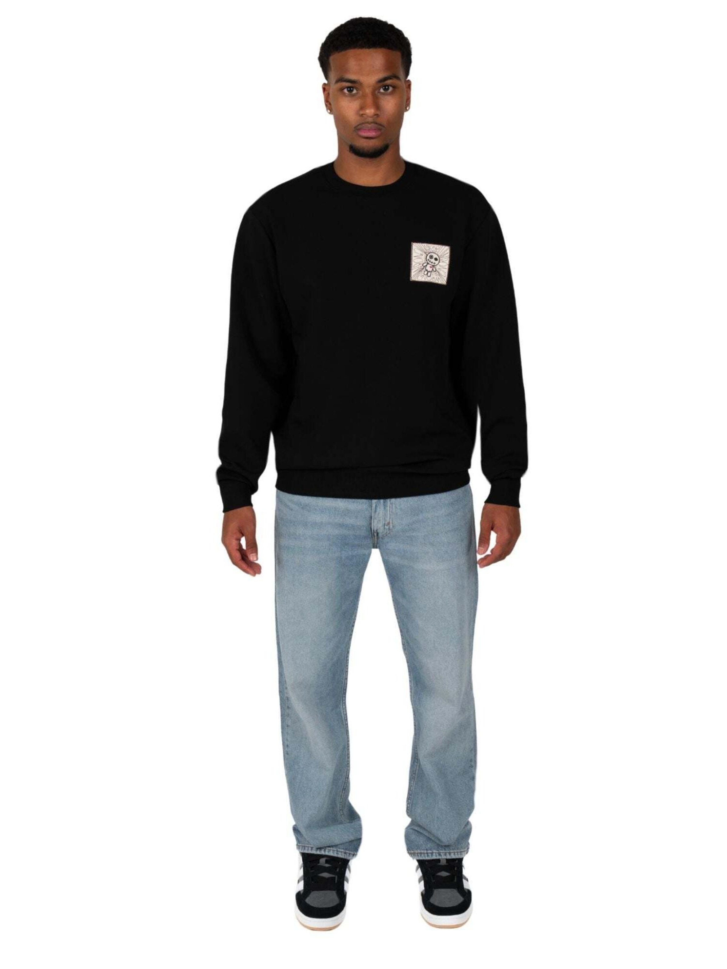 WRONG FRIENDS Sweatshirt 'Rio Bravo' in Schwarz