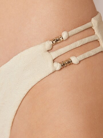 CALZEDONIA Bikini Bottoms 'Wild Jungle' in White