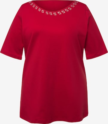 Ulla Popken Shirt in Rood: voorkant