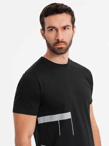 Ombre Shirt in Black