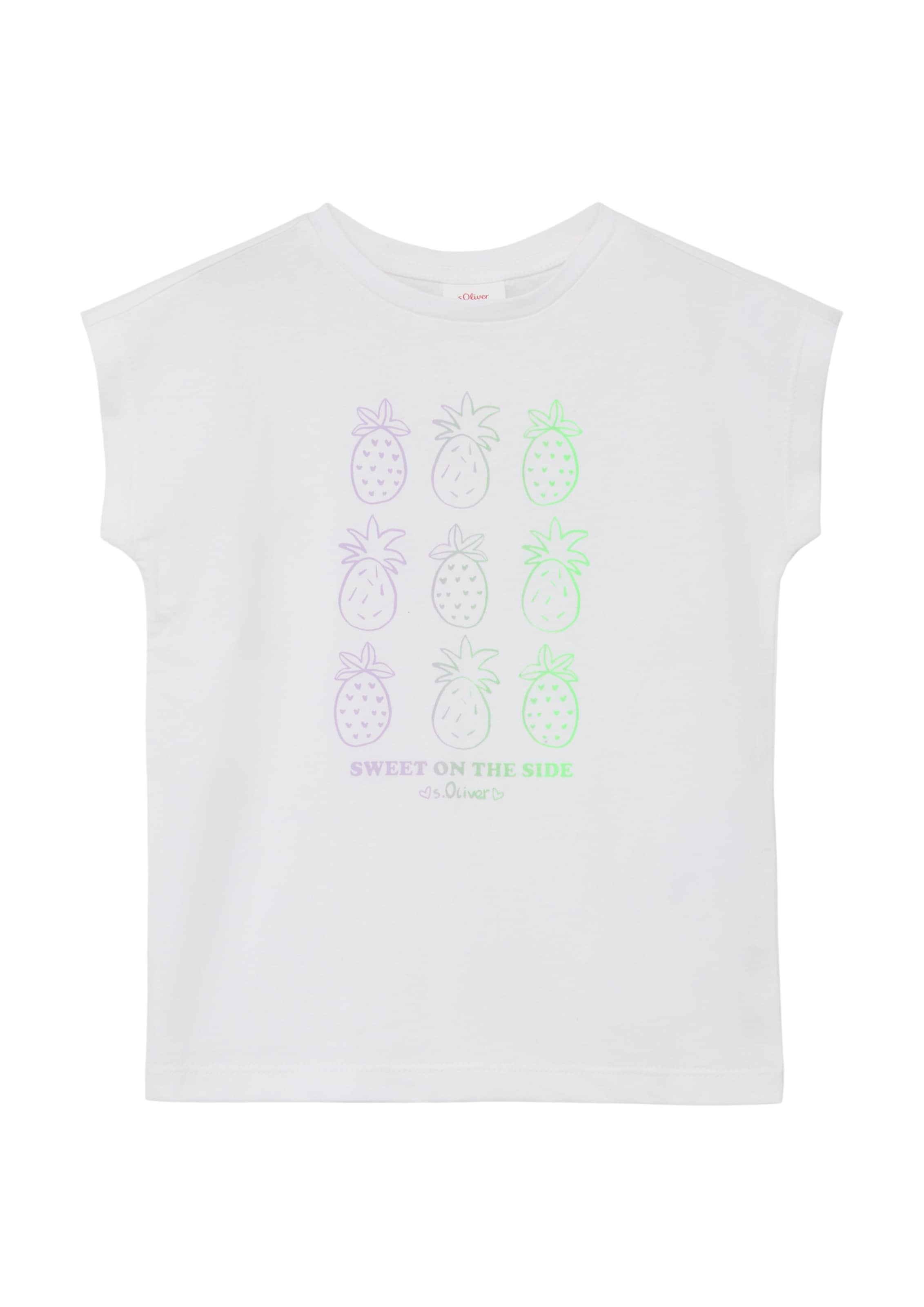 s.Oliver Shirt in Weiß: Vorderseite