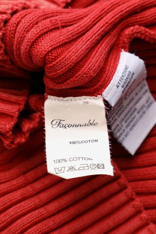 façonnable Baumwoll-Pullover L in Rot