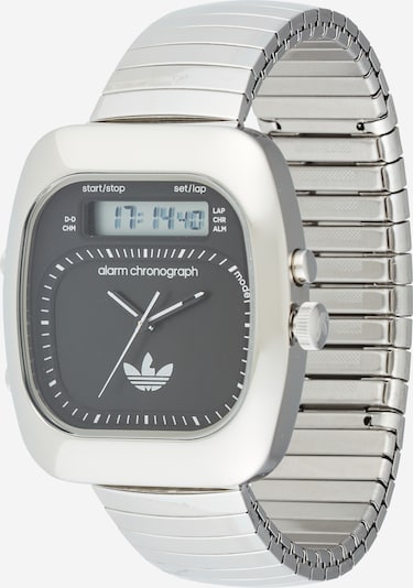 ADIDAS ORIGINALS Digital watch 'Retro Wave Three' in Anthracite / Silver, Item view