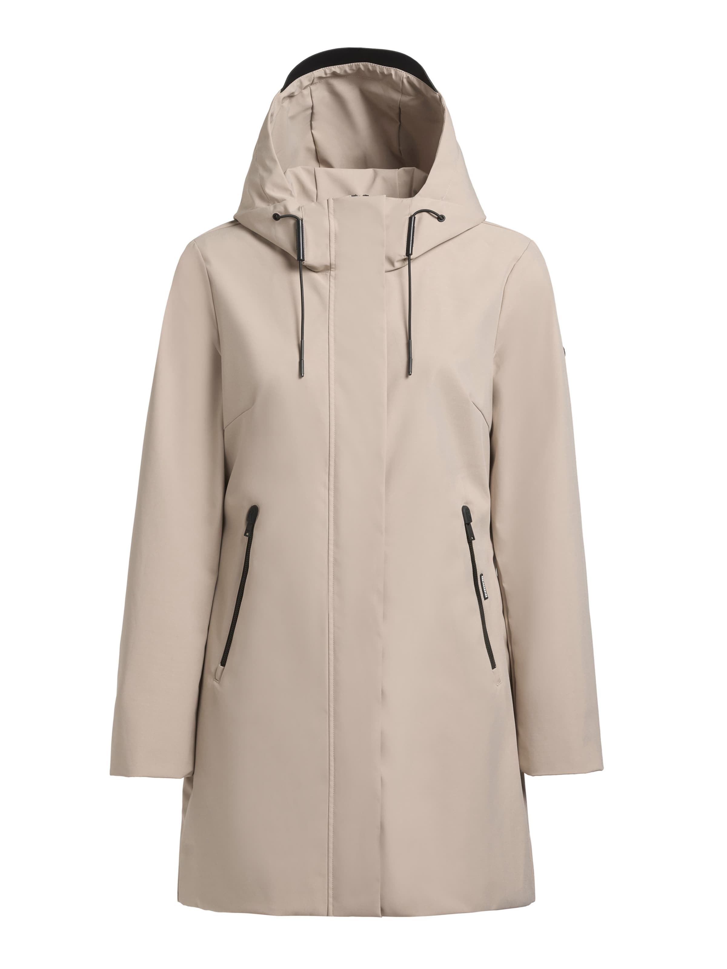 khujo Jacke ' Izaf3 ' in Beige: Vorderseite