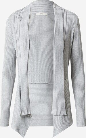 ESPRIT Knit Cardigan in Grey: front