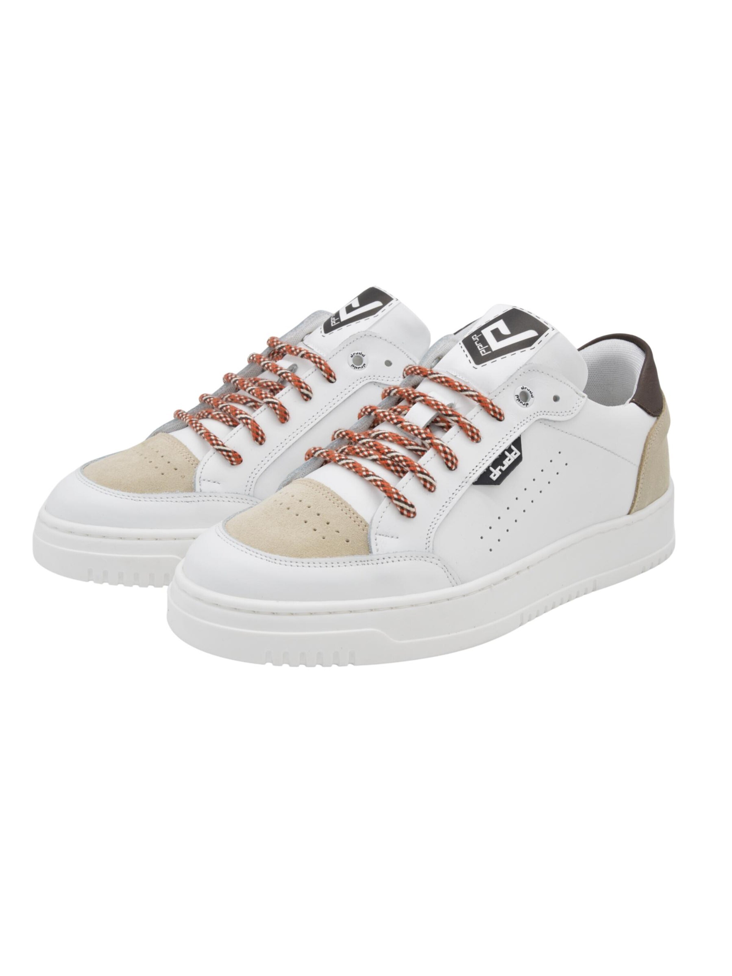 DRUDD Låg sneaker 'D-310-leather' i vit