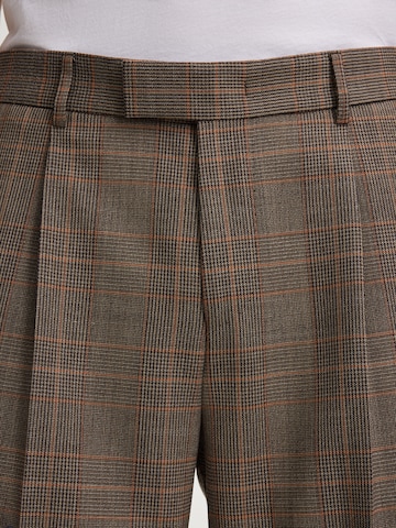 JOOP! Regular Bandplooibroek 'Rennet' in Bruin