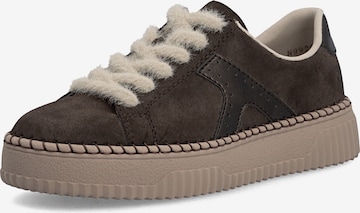 Sneaker bassa di Rieker in marrone: frontale