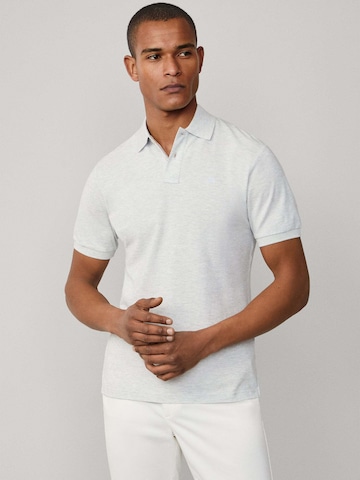 Hackett London Poloshirt in Grau: Vorderseite