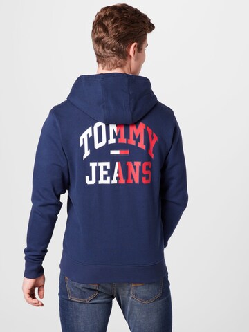 Tommy Jeans Tepláková bunda 'ENTRY' - Modrá