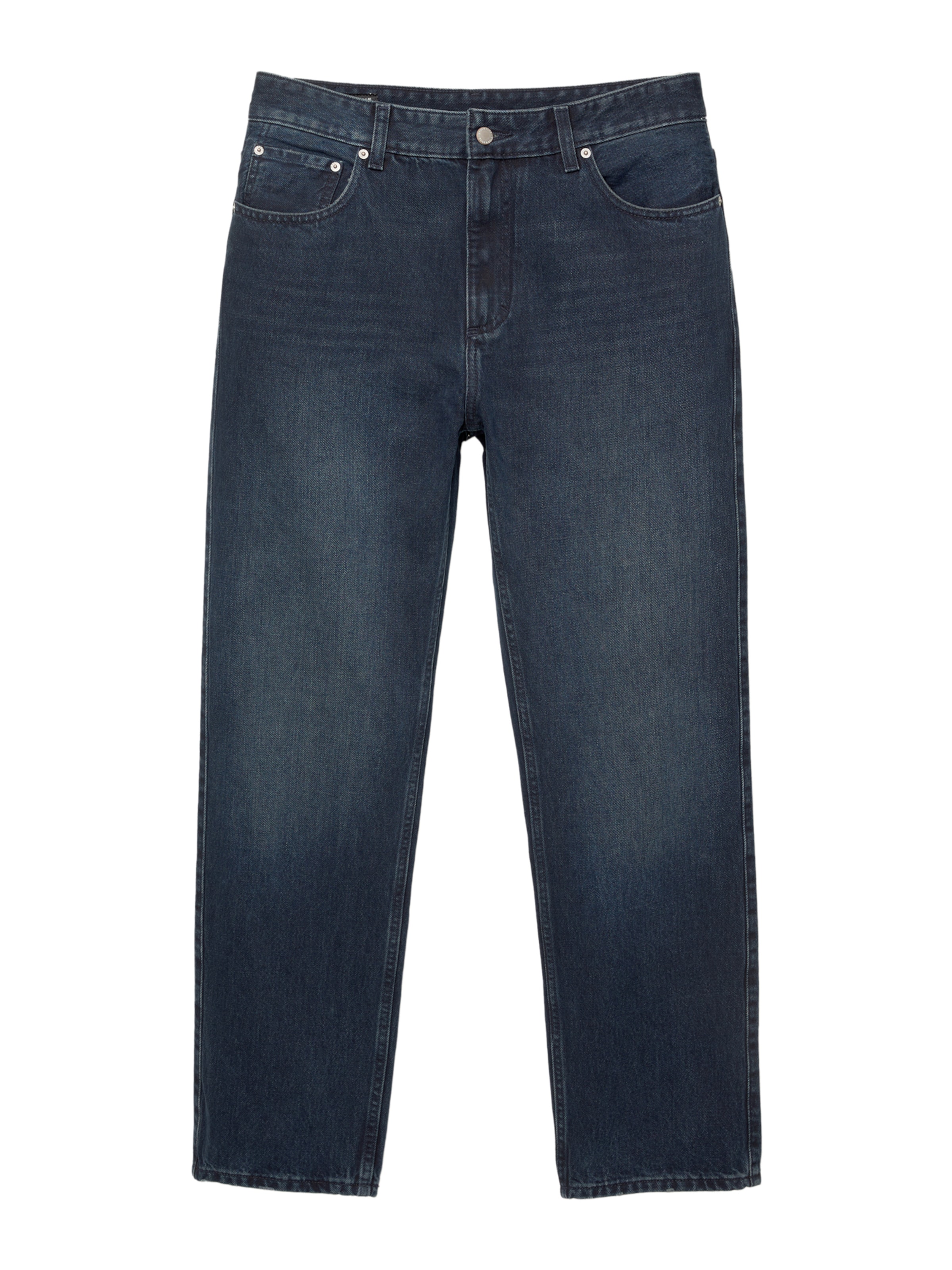 Jeans de la Pull&Bear pe mov: față