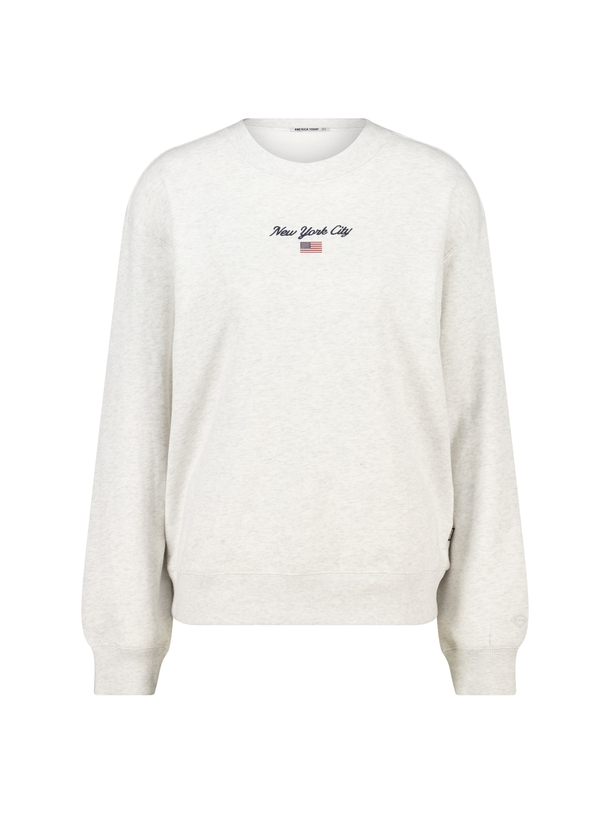 America Today Sweatshirt in Grey: front
