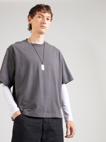 Abercrombie & Fitch Shirt in Grijs: voorkant