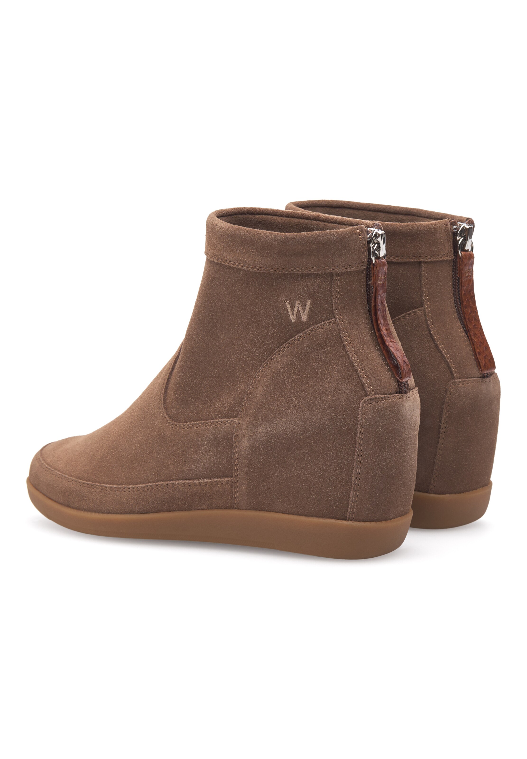 WODEN Enkellaarsje 'Emmy' in Bruin