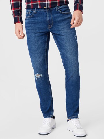 Skinny Jeans 'Loom' di Only & Sons in blu: frontale