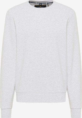 Sweat-shirt Schmuddelwedda en blanc : devant