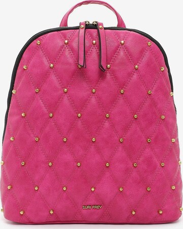 Suri Frey Backpack ' Corey ' in Pink: front