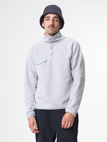 Pullover sportivo di pinqponq in grigio: frontale