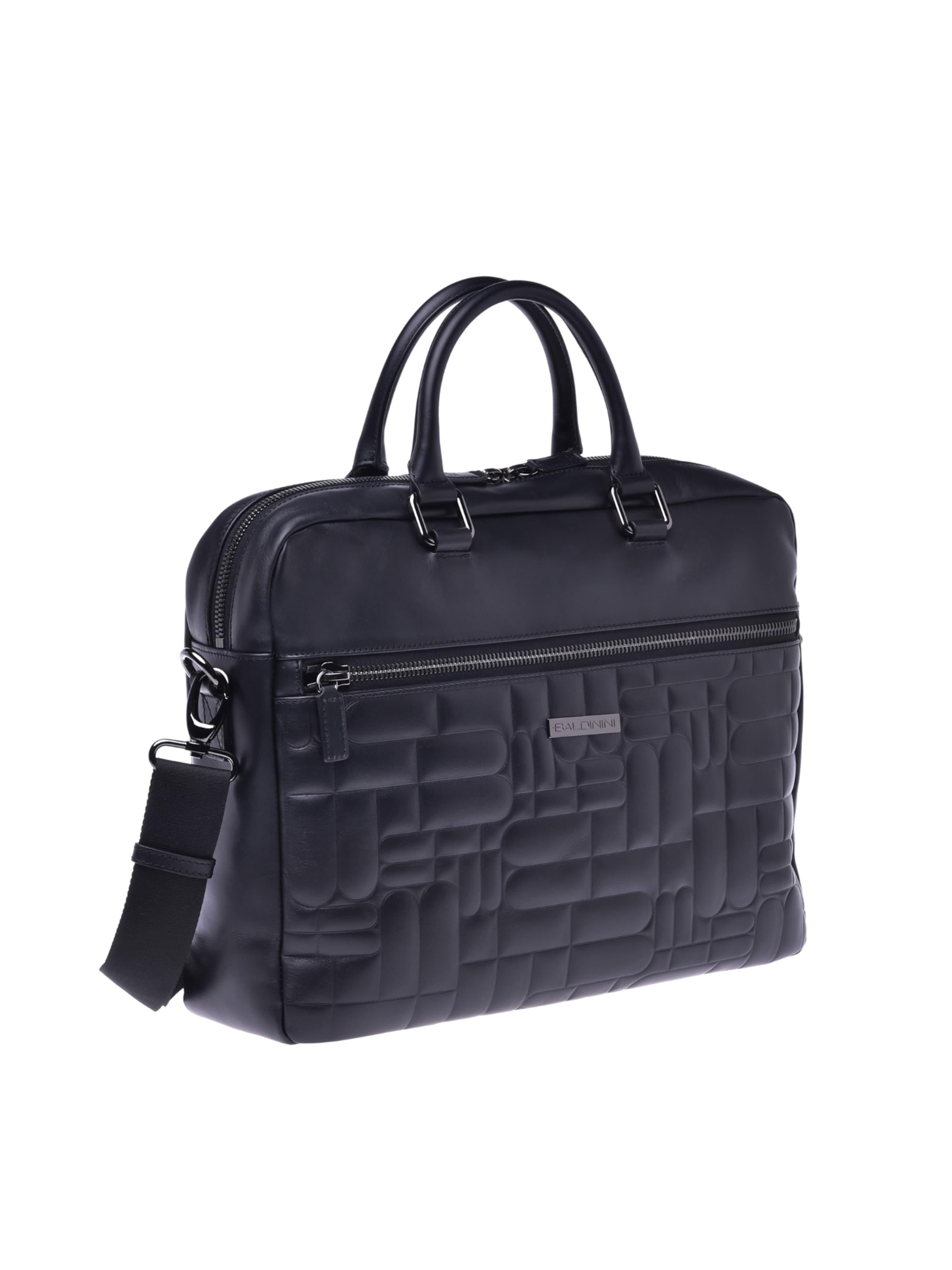 BALDININI Document Bag in Black
