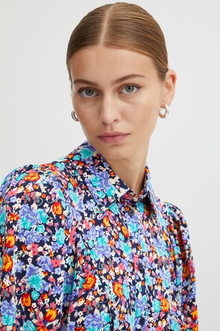 Robe-chemise 'Liv' ICHI en mélange de couleurs