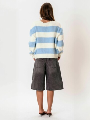 ITS MAY Sweater ' Striped ' in White