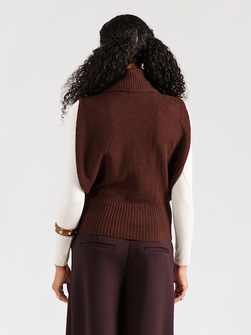 VILA ROUGE EDIT Свитер 'ROUCLEO' в Коричневый