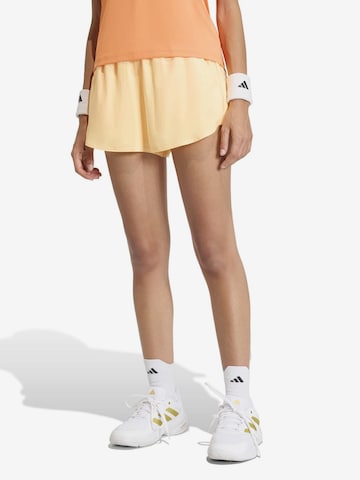 oranžinė ADIDAS PERFORMANCE Laisvas Sportinės kelnės 'CLUB': priekis