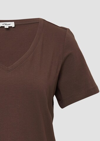 s.Oliver Shirt in Bruin
