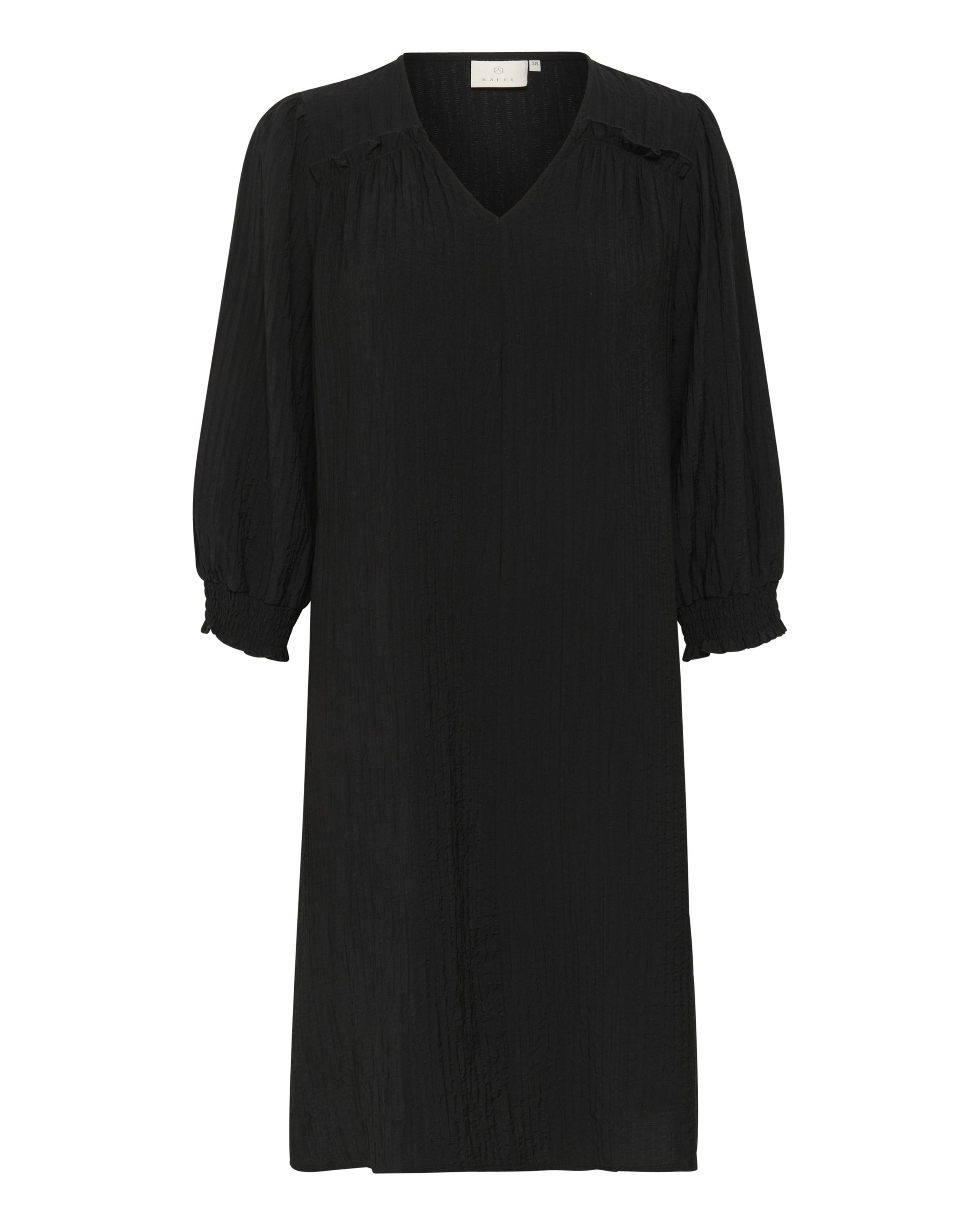 Kaffe Kleid 'Lullu' in Schwarz: Vorderseite