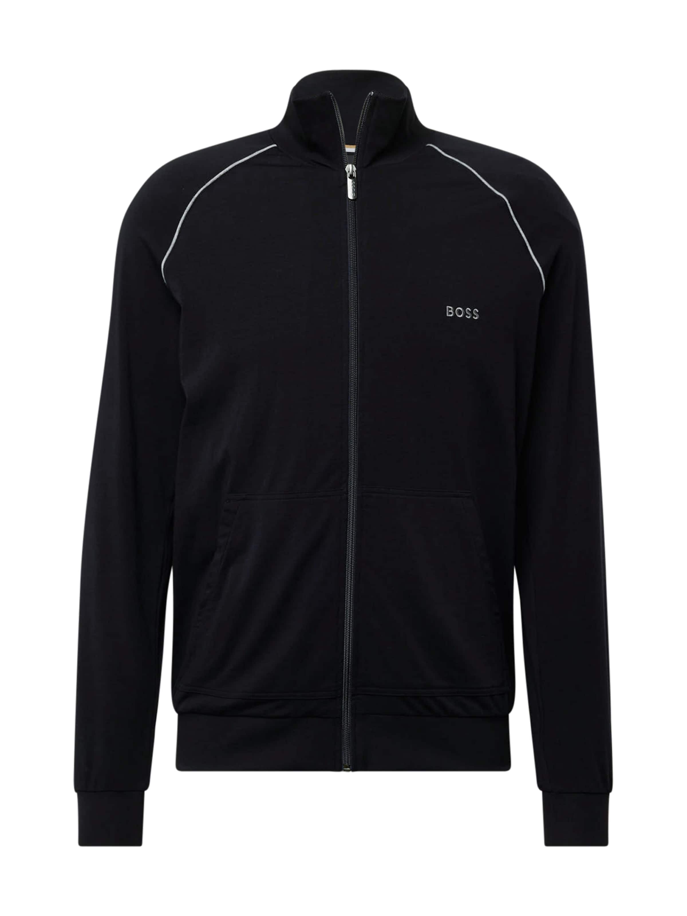 BOSS Sweatjakke 'Mix&Match' i sort: forside