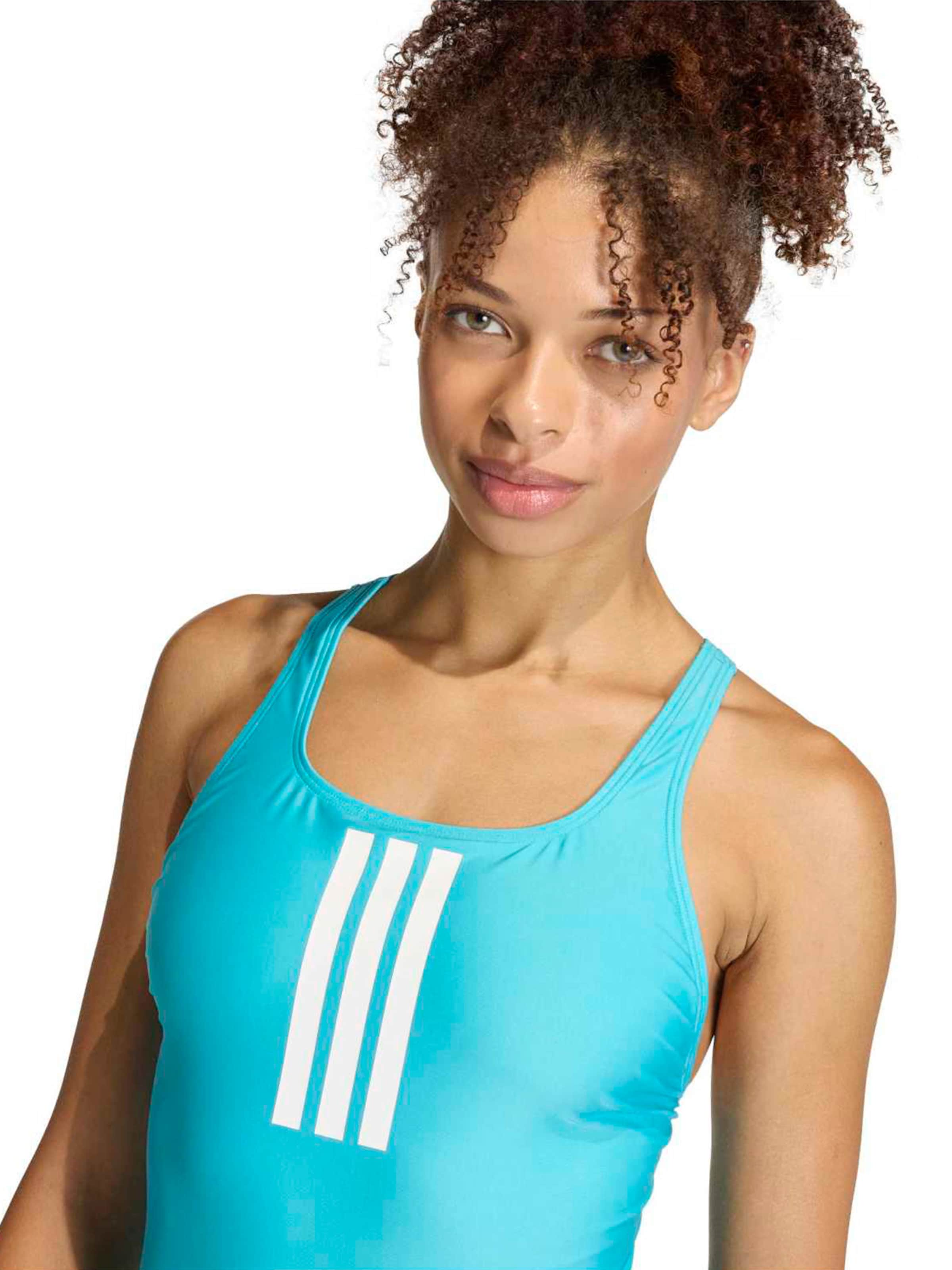 ADIDAS PERFORMANCE - Soutien Bustier Fato de banho desportivo em azul