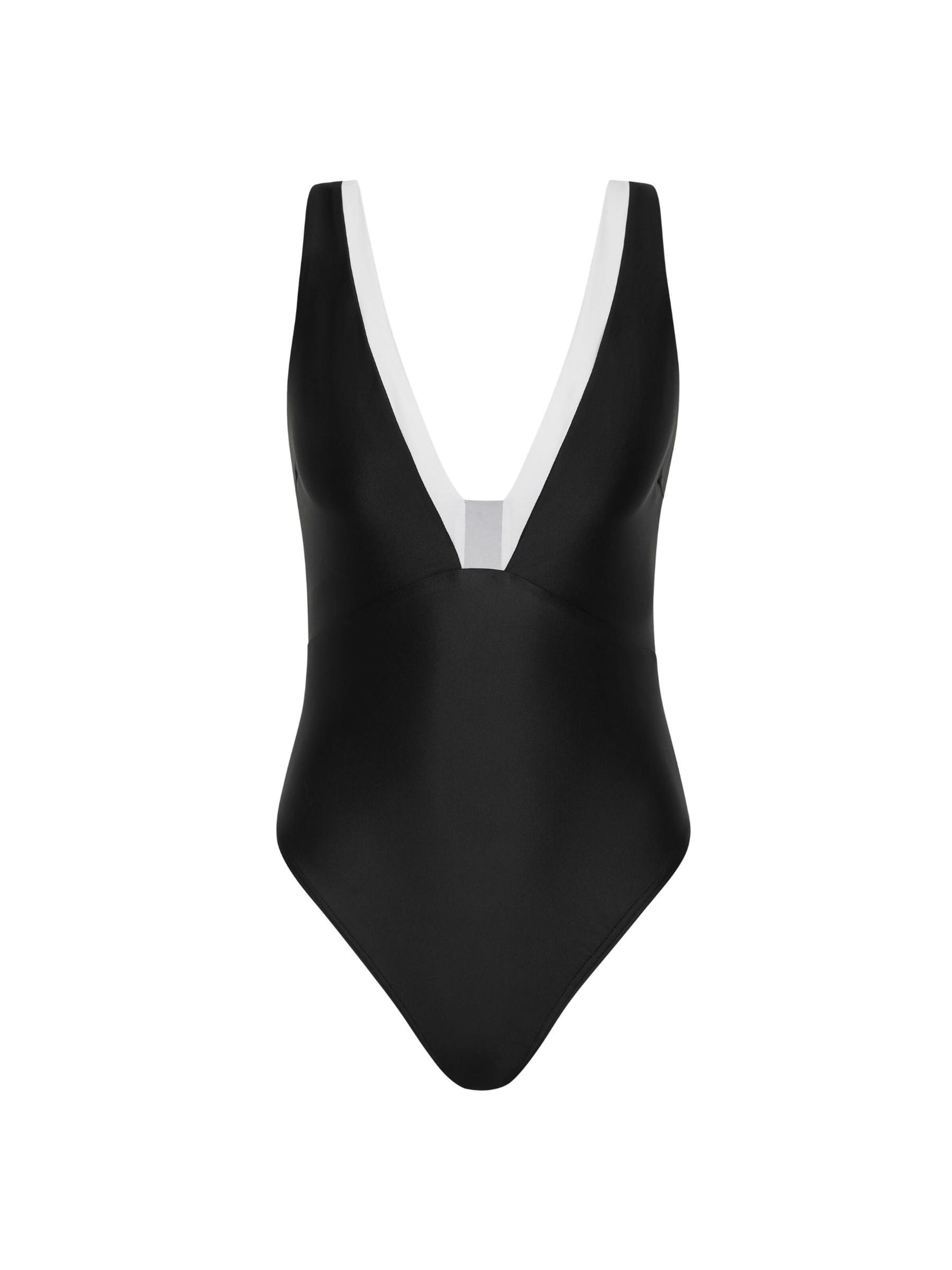 Horizon Athletic - Push-up Fato de banho desportivo 'Tasman One Piece Luna' em preto: frente