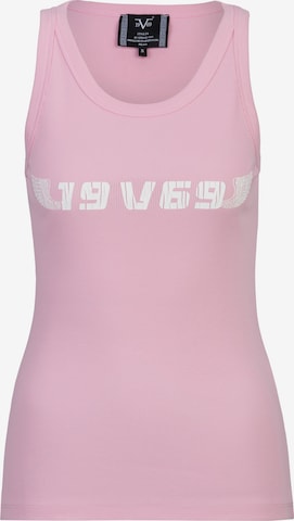 19V69 ITALIA Top 'BENICIA RACING' in Pink: front