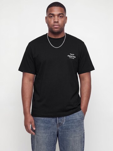 Jack & Jones Plus Shirt in Black: front