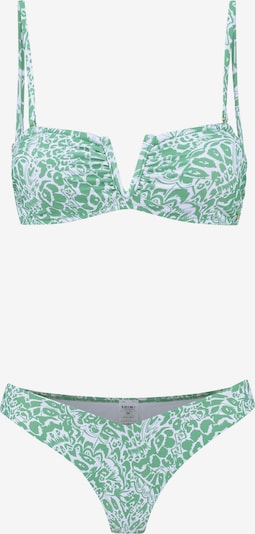Bikini Shiwi di colore smeraldo / bianco, Visualizzazione prodotti