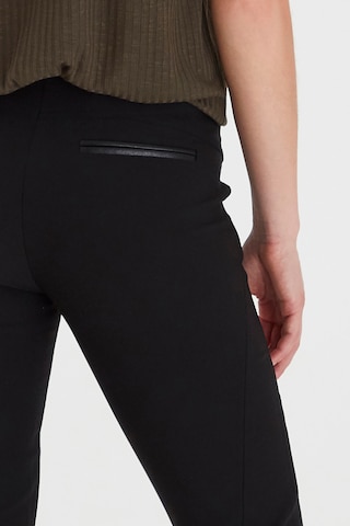 Skinny Pantaloni 'ZIO 1' di Fransa in nero