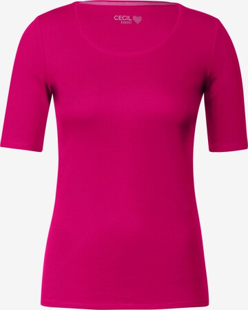 T-shirt 'Lena' CECIL en rose : devant