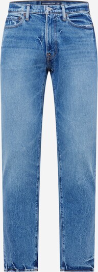 Jeans Abercrombie & Fitch pe albastru denim, Vizualizare produs