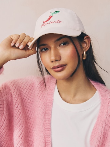 Casquette Next en beige : devant